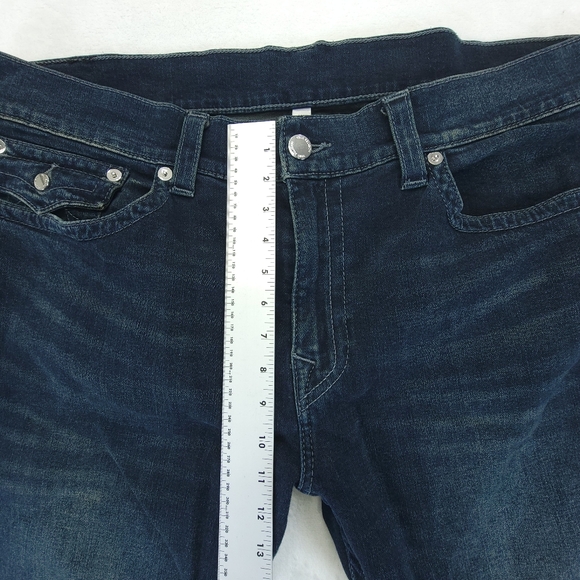 True Religion Men’s Dark Wash ROCCO Pocket Flap Slim Fit Size 42Wx32 - Picture 5 of 11
